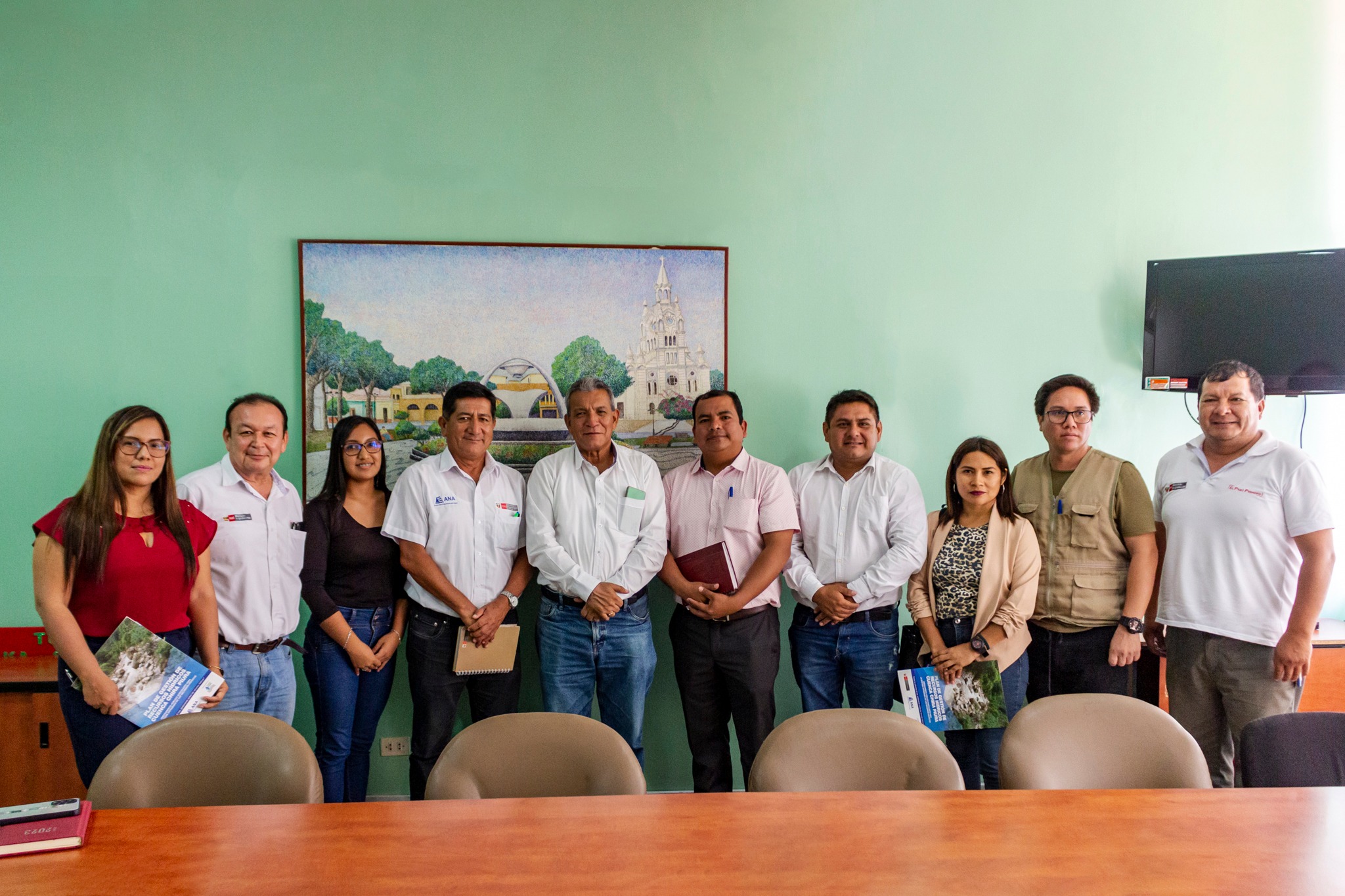 Municipalidad Provincial De Sullana Realiza Mesa De Trabajo Con La Autoridad Nacional Del Agua (ANA)