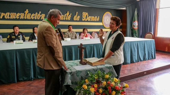 Ceremonia De Juramentación Del Comité De Damas Capullanas En Acción