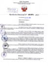 Vista preliminar de documento Resolución Directoral. Nº 1071 