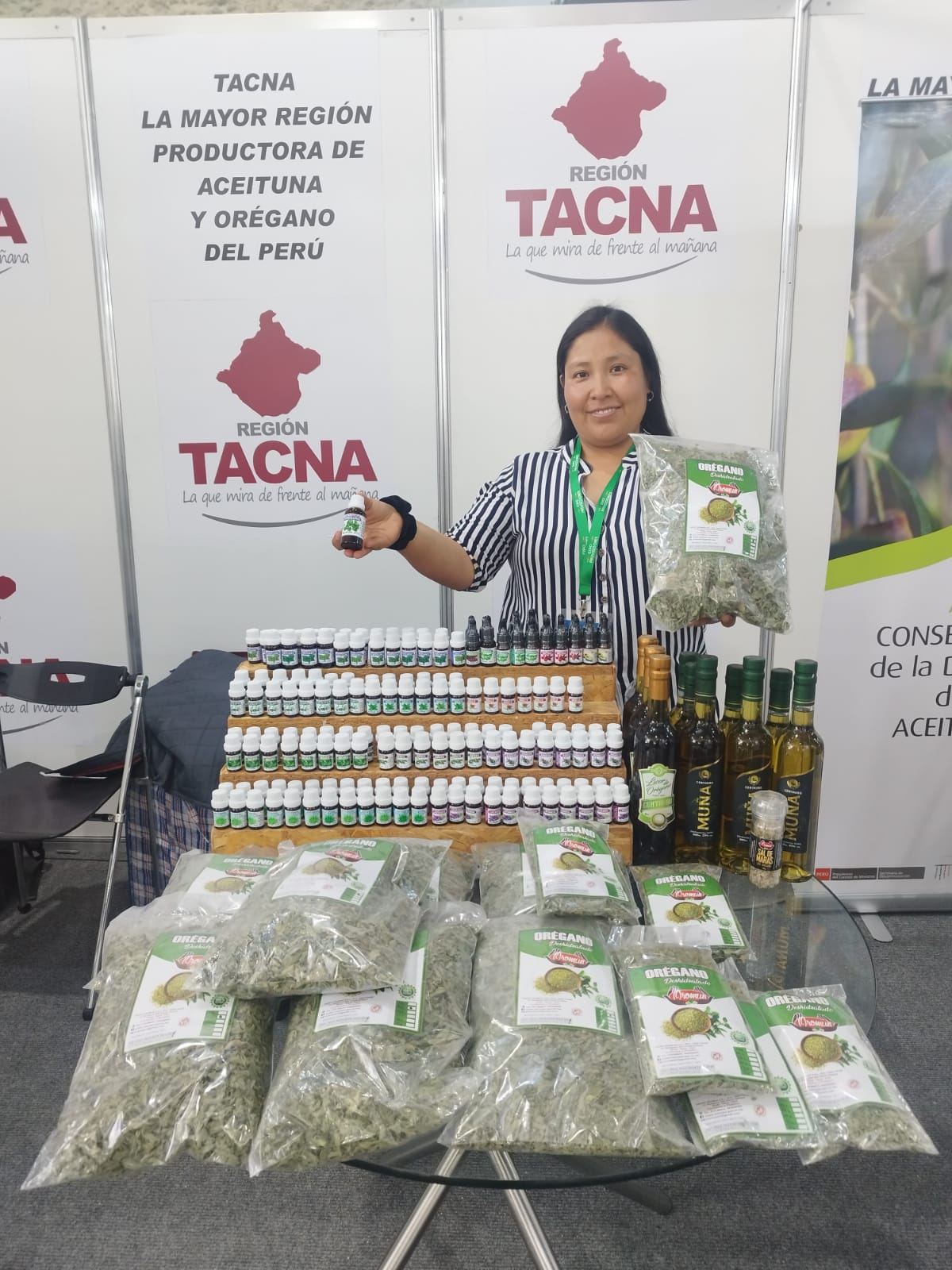 Productores de orégano y aceituna tacneña participan en la EXPO PROVEEDORES PERÚ 2023