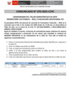 Vista preliminar de documento [ Ver Comunicado N° 070-2022-CCPC - Programación del Taller de Arte ] 10-10-2022