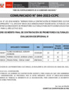 Vista preliminar de documento [ Ver Comunicado 44 Cuadro de Merito FINAL de Promotores Culturales 2022 ] 01-06-2022