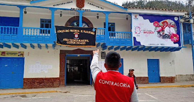 Contraloría identifica irregularidades en alquiler de maquinarias y contratación de combustible en Municipalidad de Paucartambo