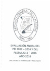 Vista preliminar de documento Evaluación Anual del PEI y del PESEM 2012 - 2016