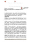 Vista preliminar de documento Resolución Administrativa