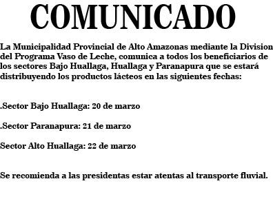 División de Programa de Vaso de Leche