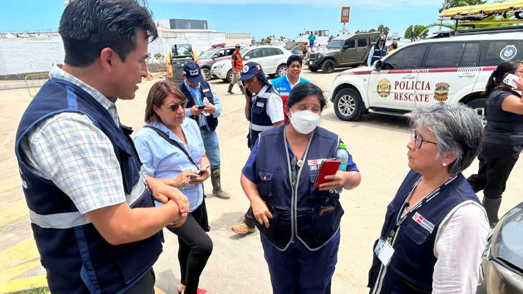 Diris Lima sur Minsa instala Puesto Médico de Avanzada en Punta Hermosa ante la caída de huaicos