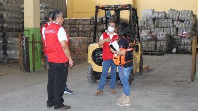 Contraloría visita almacenes del COER e Indeci para verificar ayuda humanitaria en Piura