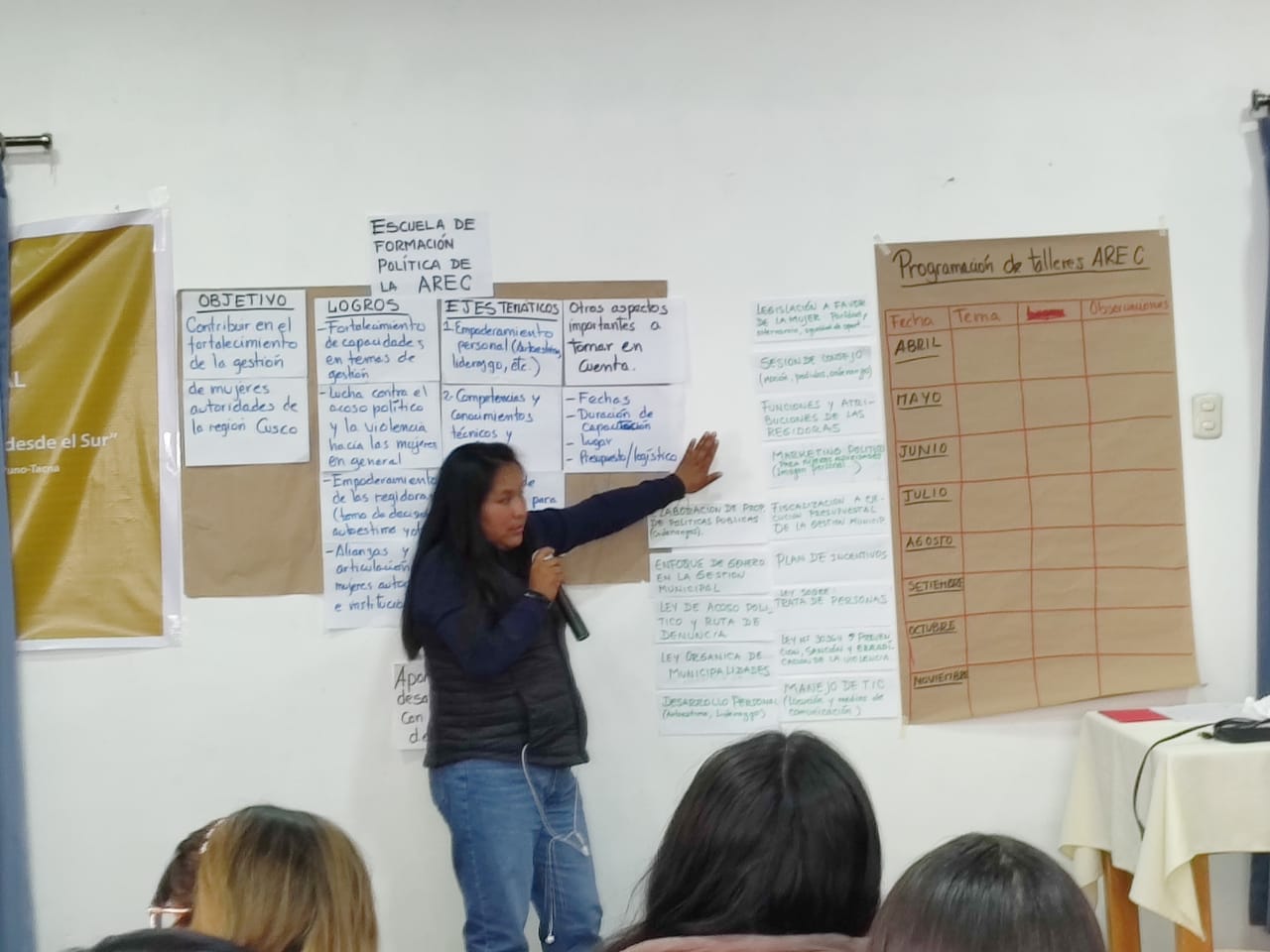 Reunión de la asociación de regidoras y mujeres autoridades de la región del Cusco