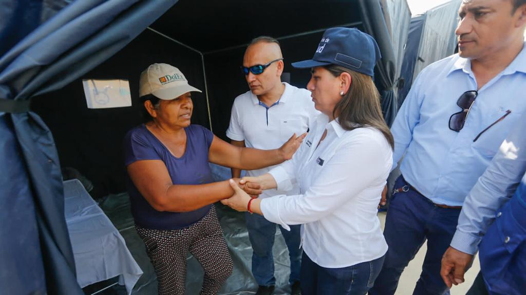 Lambayeque Minsa instala Comando de Avanzada para asegurar la atención a damnificados por emergencia de lluvias en Ferreñafe