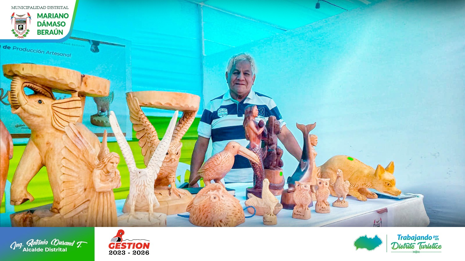 Artesano Damasino presente en Expo Venta "Comprale a Huánuco"