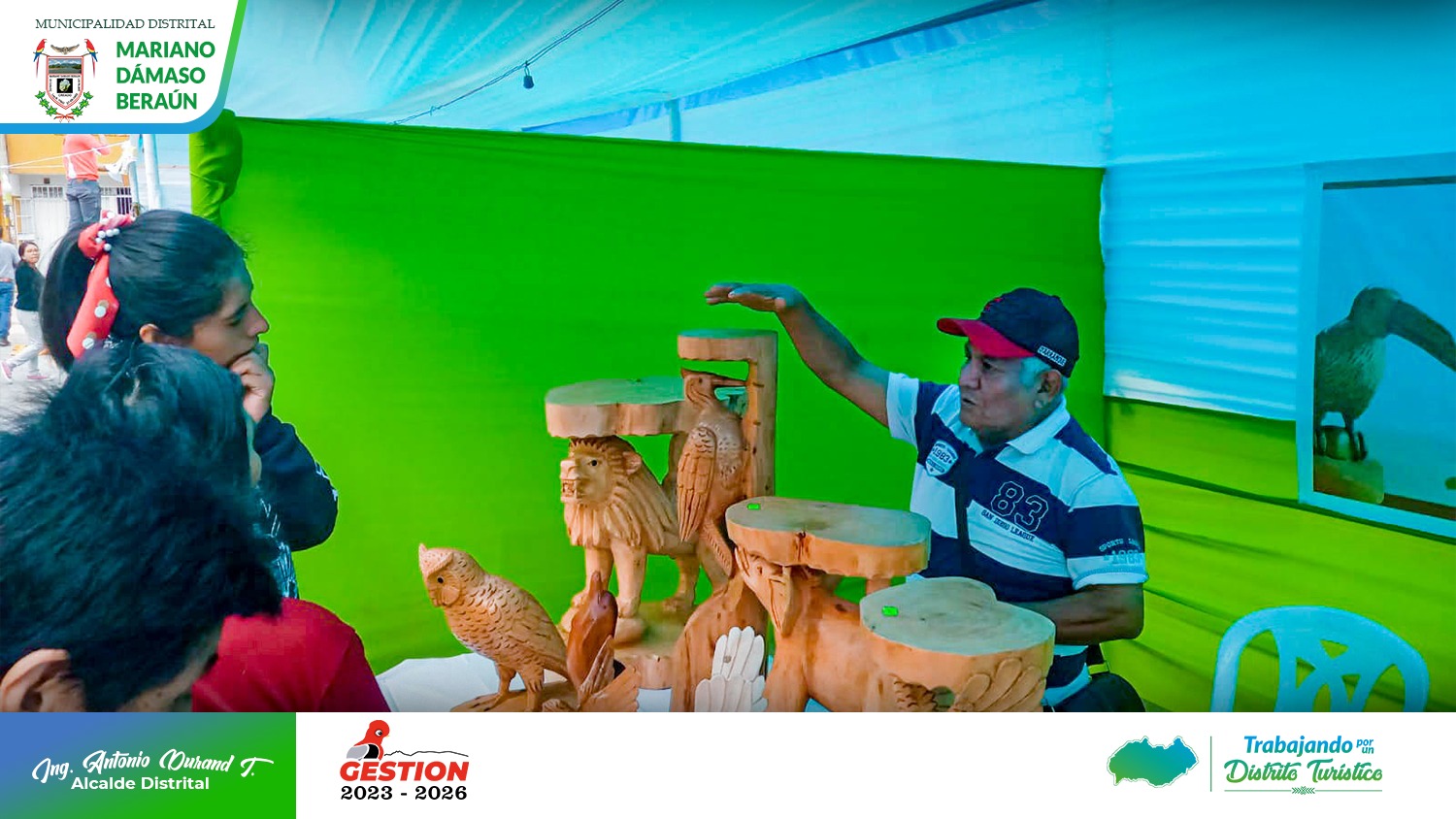 Artesano Damasino presente en Expo Venta "Comprale a Huánuco"