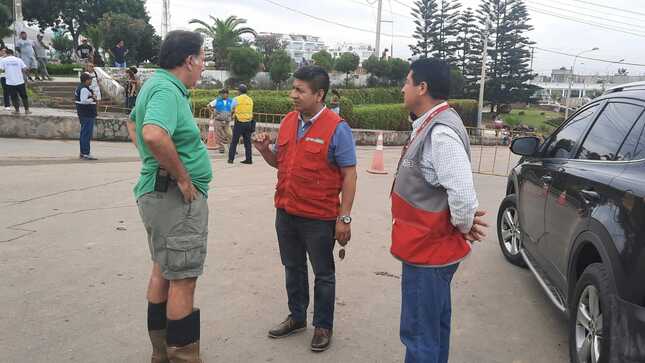 Ugel uno coordina acciones ante el huaico ocurrido en punta hermosa