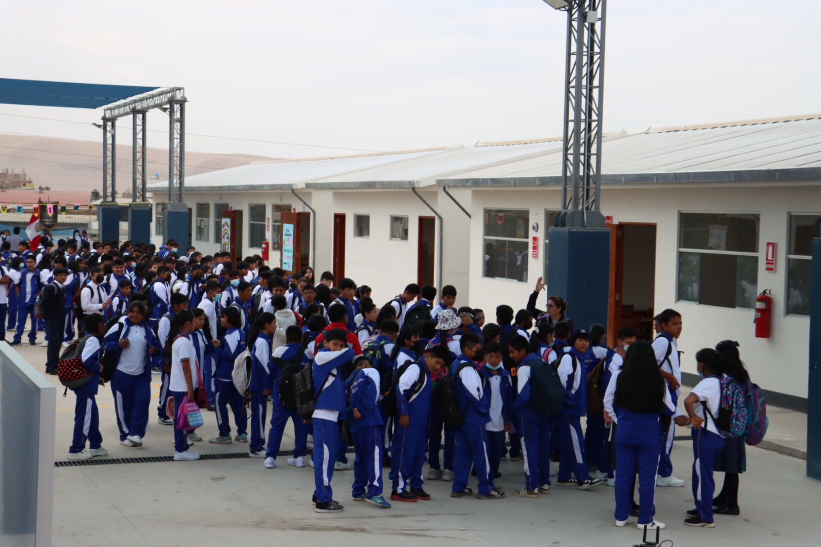 Escolares de la IE Auza Arce inician clases