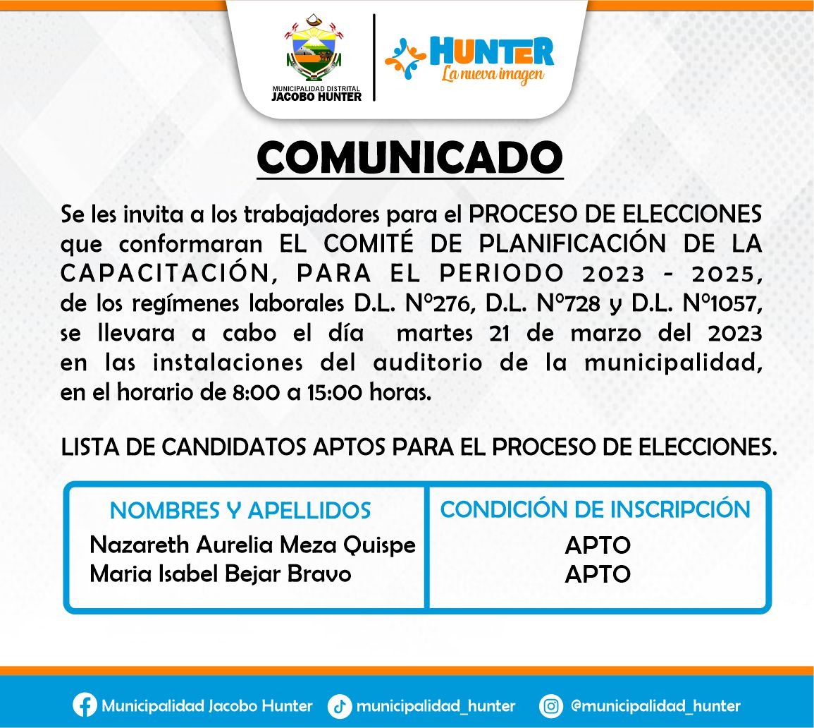 COMUNICADO