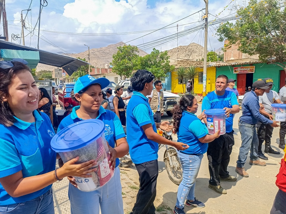 Como parte de nuestra cruzada de ayuda a los damnificados por los huaicos, la municipalidad del Callao llegó al pueblo de Shihuay, en el distrito de Chasquitambo, en Ancash