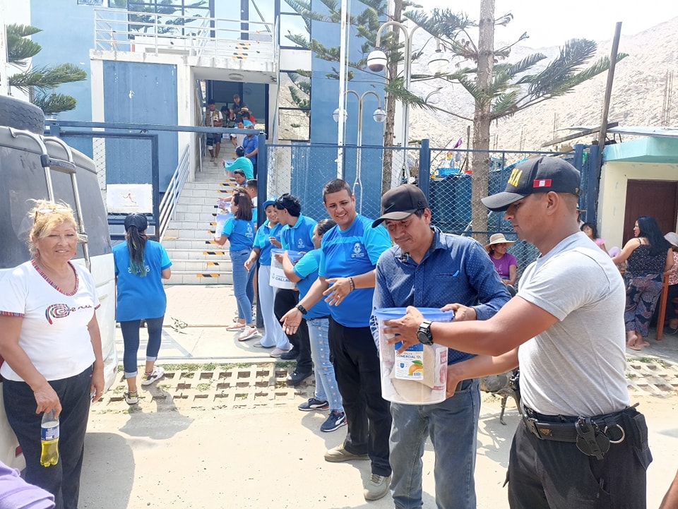Como parte de nuestra cruzada de ayuda a los damnificados por los huaicos, la municipalidad del Callao llegó al pueblo de Shihuay, en el distrito de Chasquitambo, en Ancash
