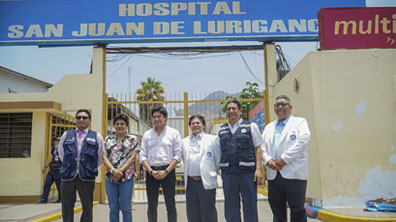 Foto 1 de Diris Lima Centro participa en la conmemoración del 47° aniversario del Hospital San Juan de Lurigancho