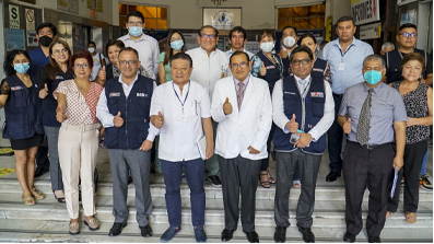 Foto 1 de Hospital Casimiro Ulloa y San Bartolomé son supervisados por la Diris Lima Centro