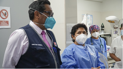 Foto 4 de Hospital Casimiro Ulloa y San Bartolomé son supervisados por la Diris Lima Centro