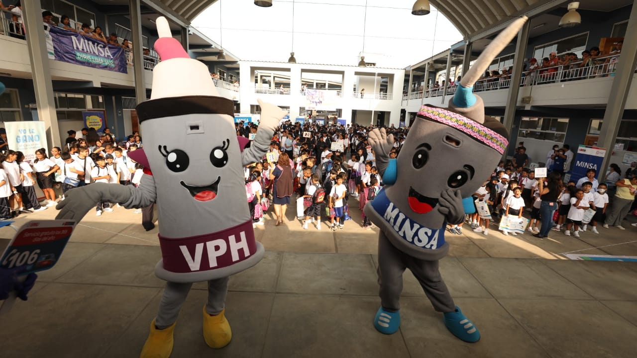Minsa inicia vacunación contra el VPH para proteger a 790 000 escolares del país