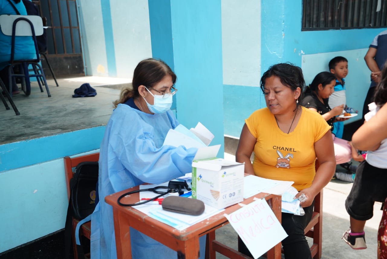 800 damnificados por emergencia reciben atención médica gratuita
