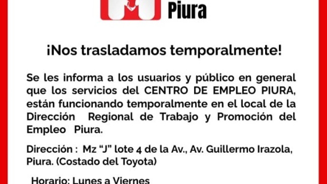 centro de empleo comunicado
