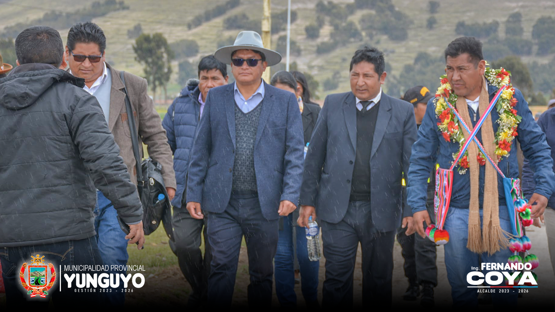 GOBERNADOR REGIONAL Y REPRESENTANTES DE PRONIS REALIZARON VISITA A TERRENO DONDE SE CONSTRUIRÁ NUEVO HOSPITAL DE YUNGUYO