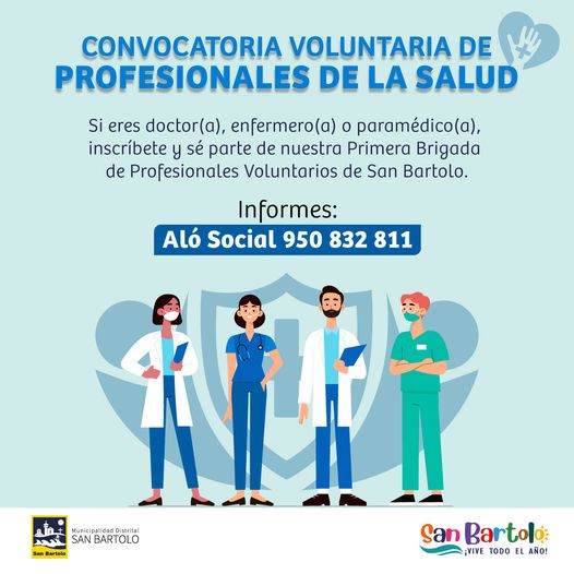 Voluntarios de la Salud de San Bartolo.