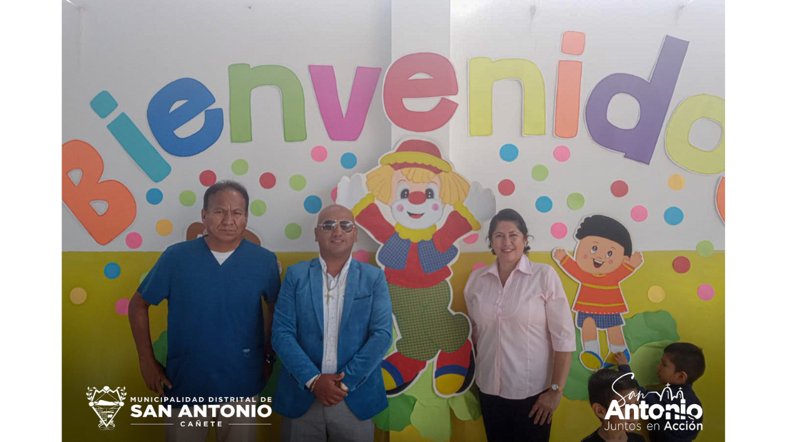 El Señor Alcalde presente en inicio de clases del Nivel Primaria e Inicial