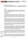 Vista preliminar de documento Resolución Directoral Ejecutiva