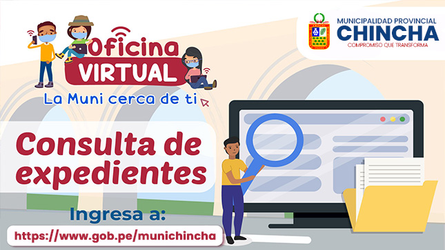 Ciudadano Chinchano , desde ahora puedes realizar las consultas o seguimiento de tus documentos .
