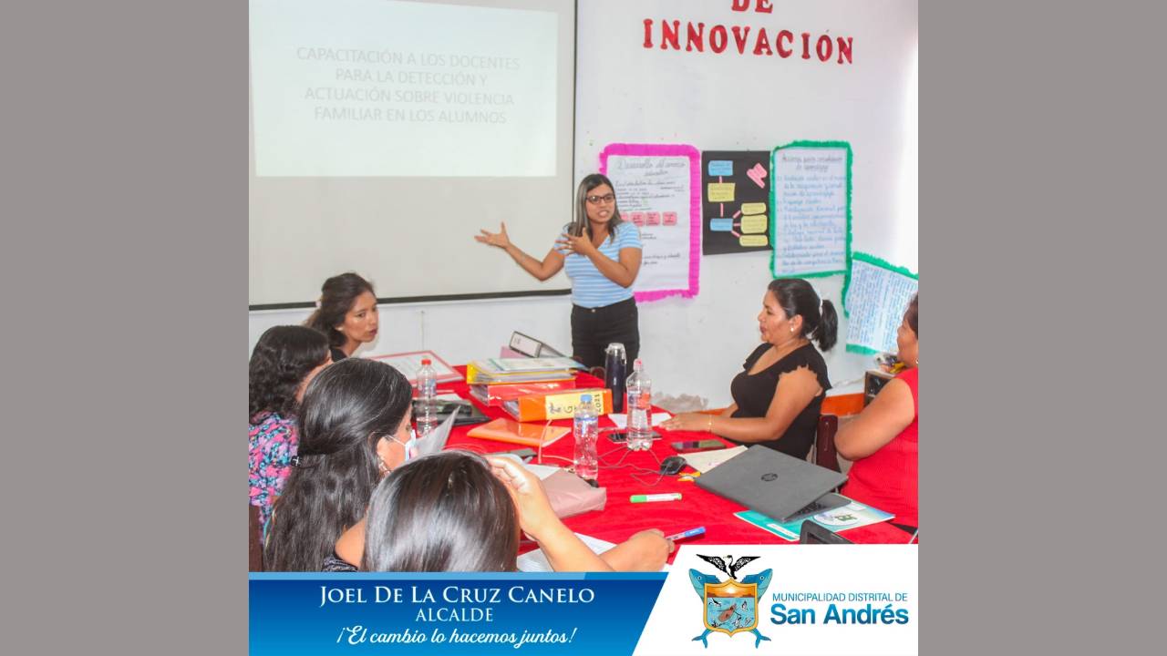 DEMUNA San Andrés Realiza Capacitación A Maestros Sobre Violencia Familiar En Alumnos