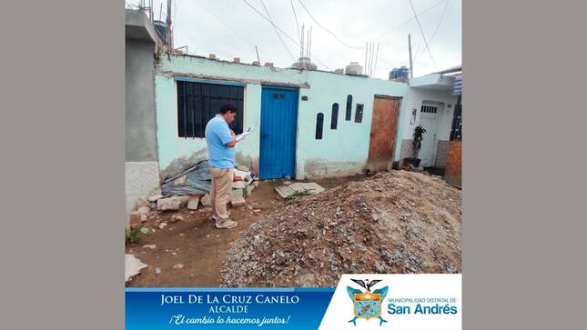 Personal Del Área De Fiscalización Realizarón Las Notificaciones Por Desmonte Y Materiales De Construcción En Las Calles De San Andrés