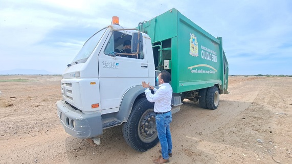Imagen de la inspección al botadero clandestino