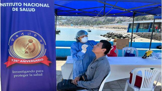 INS y Diris Lima sur inauguran el primer centro de toma de muestra de covid-19 en espacios abiertos