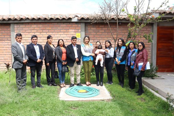 EL ALCALDE DE LA MUNICIPALIDAD DE ANDRÉS AVELINO CÁCERES DORREGARAY, VISITA LAS INSTALACIONES DE ALDEAS INFANTILES SOS DE AYACUCHO.