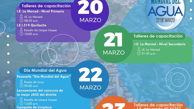 Actividades Por “ El Dia Mundial Del Agua”