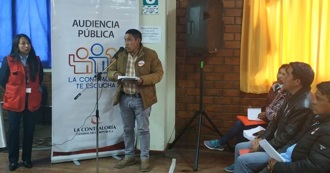 Contraloría convoca a ciudadanía de la provincia de Tayacaja a audiencia pública presencial