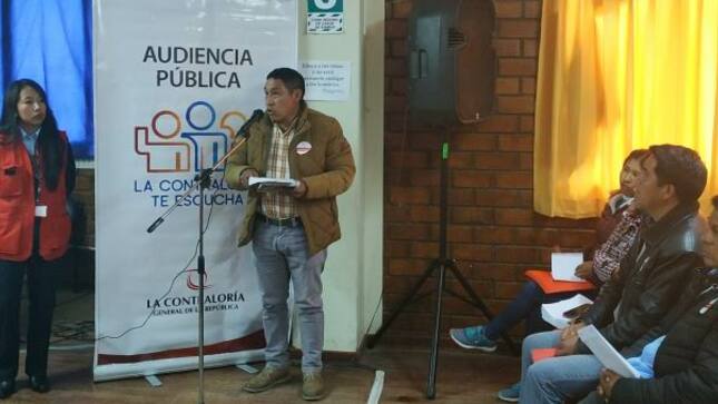 Contraloría convoca a ciudadanía de la provincia de Tayacaja a audiencia pública presencial