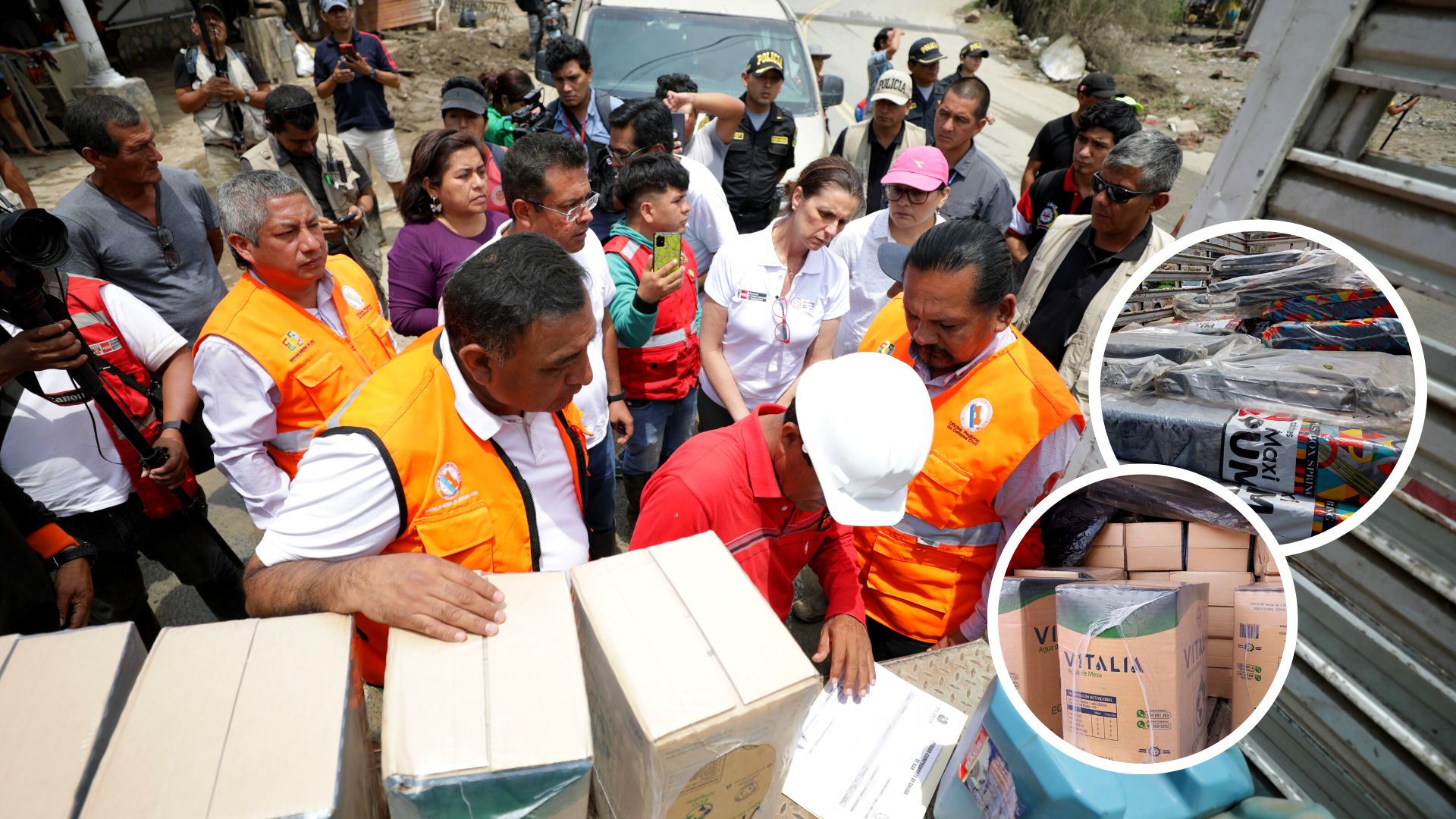 Gore Lima continúa llevando ayuda humanitaria para Santa Rosa de Quives y Arahuay