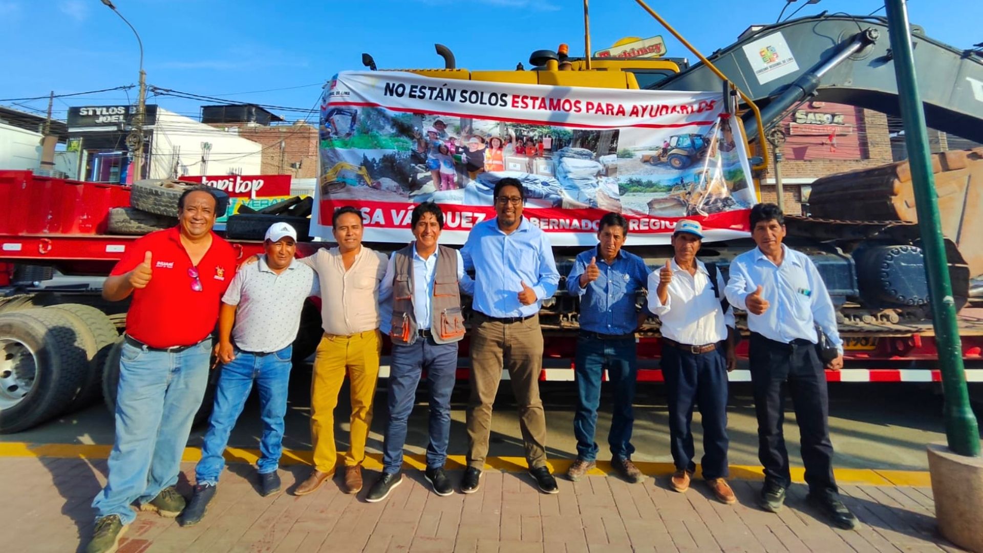 Pool de maquinaria pesada del Gore Lima intervendrán en zonas afectadas por el huaico en Ihuarí - Huaral
