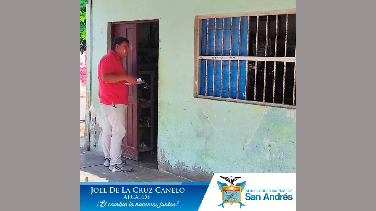 Personal De Fiscalización Continua Con Los Trabajos De Notificaciones Por Desmontes Y Materiales De Construcción En Calles De San Andrés