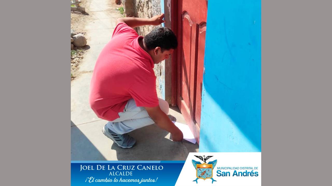 Personal De Fiscalización Continua Con Los Trabajos De Notificaciones Por Desmontes Y Materiales De Construcción En Calles De San Andrés