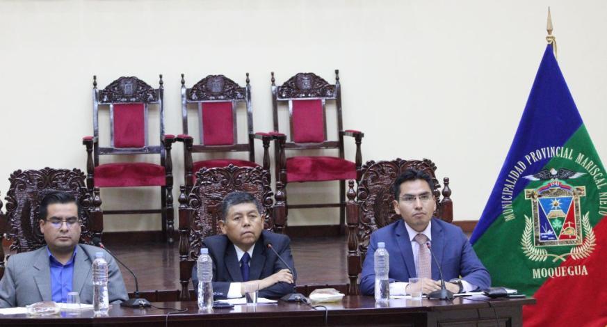 Por unanimidad, el pleno del Concejo Provincial de Mariscal Nieto aprobó la Primera Campaña Tributaria 2023.