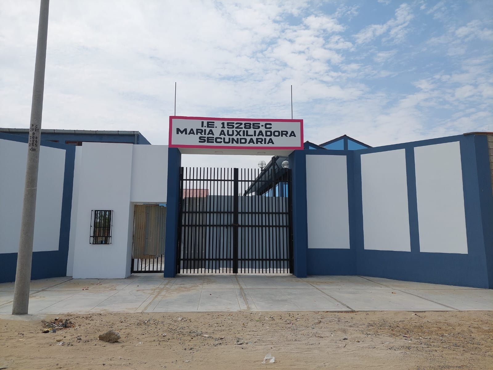 MUNICIPALIDAD REALIZA PROCESO DE RECEPCIÓN DE OBRA EN LA I. E. 15285C MARÍA AUXILIADORA