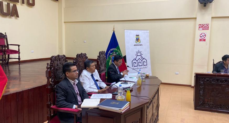 Por mayoría, el Concejo Provincial de Mariscal Nieto aprobó autorizar al alcalde John Larry Coayla suscribir acuerdos de cooperación interinstitucional con tres distintas instituciones.