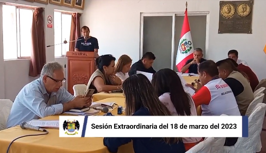 En Sesión Extraorinaria de Concejo se aprobó la propuesta de Convenio de Ayuda Interinstitucional con el Ejercito del Perú
