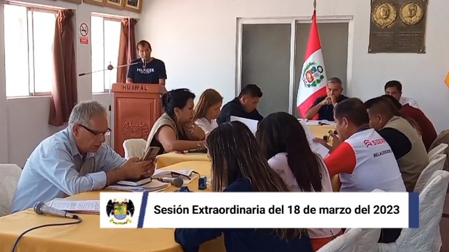 En Sesión Extraorinaria de Concejo se aprobó la propuesta de Convenio de Ayuda Interinstitucional con el Ejercito del Perú