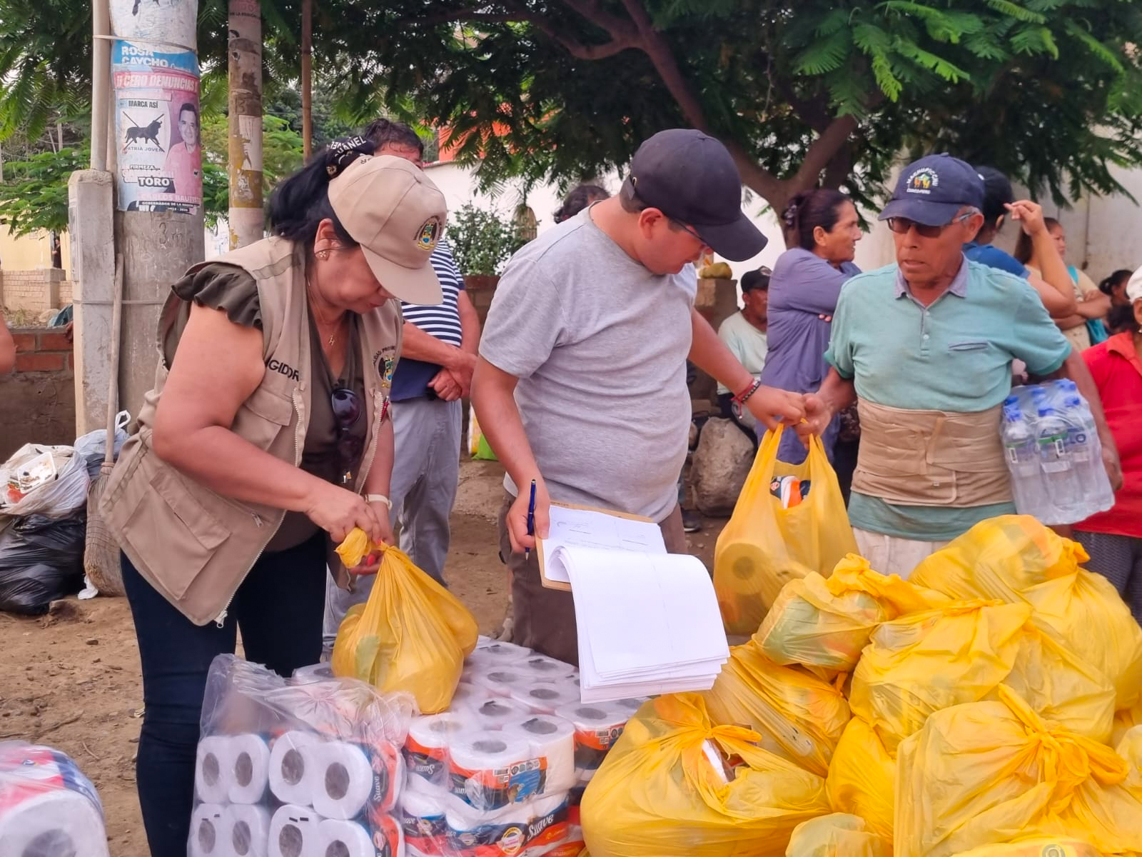 Apoyo humanitario recaudado por la MPH y el Comité de Damas Solidarias también llegó a Huayán